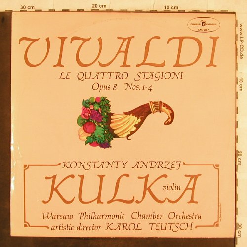 Vivaldi,Antonio: Le Quattro Stagioni,op.8 Nos.1-4, Polskie Nagrania (SX 0587), PL, 1969 Typ: LP Best.-Nr.: L5019 Preis: 6,00 Euro