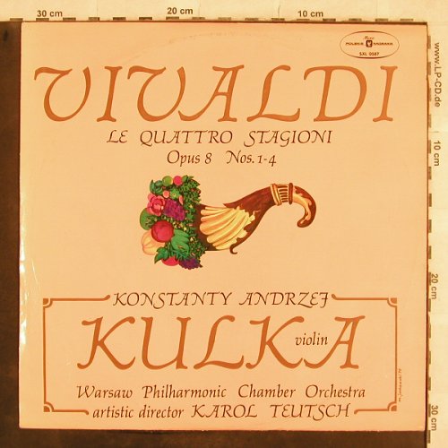 Vivaldi,Antonio: Le Quattro Stagioni,op.8 Nos.1-4, Polskie Nagrania(SX 0587), PL, 1969 - LP - L5019 - 6,00 Euro