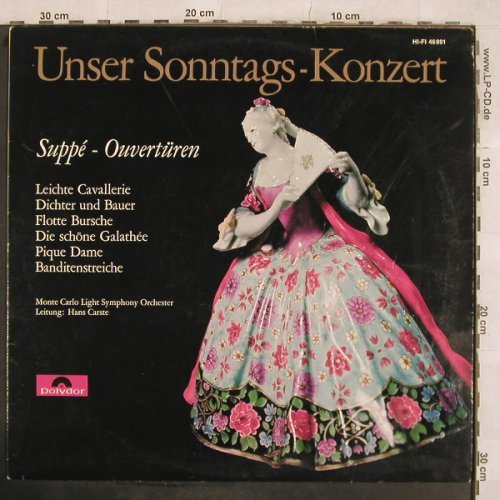 Monte Carlo Light Symphony Orch.: Supp-Ouvertüren,Ltg. Hans Carste, Polydor(46 891), D, 1964 - LP - L5051 - 6,00 Euro
