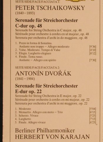 Tschaikowsky,Peter / Dvorak: Streicherserenaden, Deutsche Gramophon(2532 012), D, 1981 - LP - L5062 - 7,50 Euro