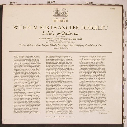 Beethoven,Ludwig van: Violinkonzert D-dur op.61, Heliodor (9)(88 024), D,  - LP - L5075 - 7,50 Euro