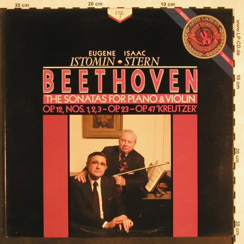 Beethoven,Ludwig van: The Sonatas for Piano&Violin, Vol.1, CBS(12M 39680), NL, m-/vg+,  - 2LP - L5098 - 9,00 Euro