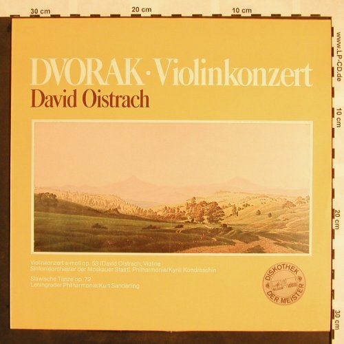 Dvorak,Antonin: Violinkonzert A-moll/Slawische Tänz, Melodia Auslese (87 695 XAK), D Typ: LP Best.-Nr.: L5156 Preis: 7,50 Euro