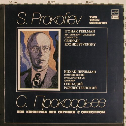 Prokofieff,Serge: Two Violin Concertos, Melodia(A10 00021 002), UDSSR, 1982 - LP - L5179 - 7,50 Euro