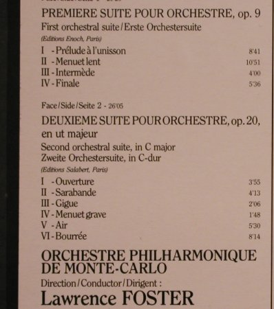 Enesco,Georges: Suites pour Orchestre, op.9, 20, Erato (NUM 75118), F, Foc, 1984 Typ: LP Best.-Nr.: L5215 Preis: 7,50 Euro