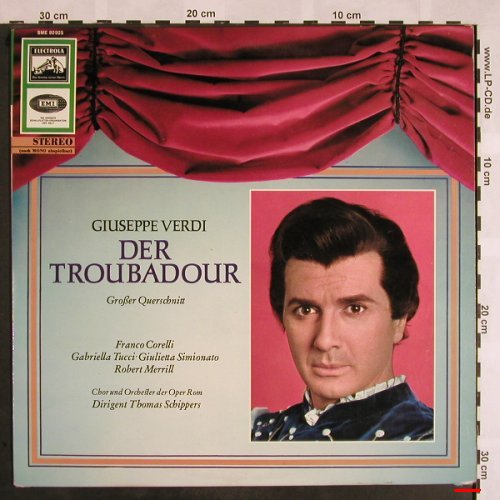 Verdi,Giuseppe: Der Troubadour-Gr.Querschnitt, Electrola(SME 80 925), D, m-/vg+,  - LP - L5259 - 6,00 Euro