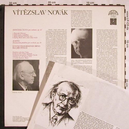Novak,Vitezslav: Jihoceska Suita, Marysa, Supraphon(1110 2486 G), CZ, stoc, 1979 - LP - L5293 - 9,00 Euro