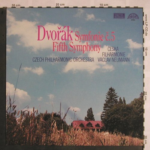 Dvorak,Antonin: Symphony No.5 in F Major, op.76, Supraphon(1110 3407 ZA), CZ, 1984 - LP - L5305 - 7,50 Euro