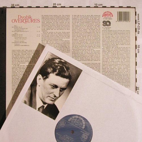Dvorak,Antonin: Overtures,op.62, 91, 92, 93, Supraphon (8596910199016), CZ, 1976 Typ: LPQ Best.-Nr.: L5308 Preis: 7,50 Euro