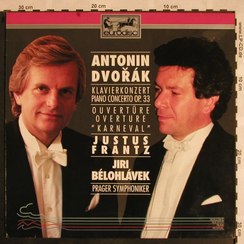 Dvorak,Antonin: Klavierkonzert G-moll op.33, Eurodisc (RL 69072), D, 1990 Typ: LP Best.-Nr.: L5313 Preis: 9,00 Euro