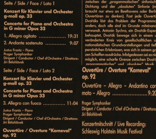 Dvorak,Antonin: Klavierkonzert G-moll op.33, Eurodisc(RL 69072), D, 1990 - LP - L5313 - 9,00 Euro