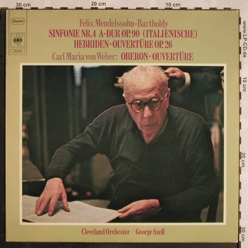 Mendelssohn Bartholdy,Felix/Weber: Sinfonie Nr.4,op.90/Oberon-Ouvert., CBS(CBS 61 019), NL, 1974 - LP - L5323 - 6,00 Euro