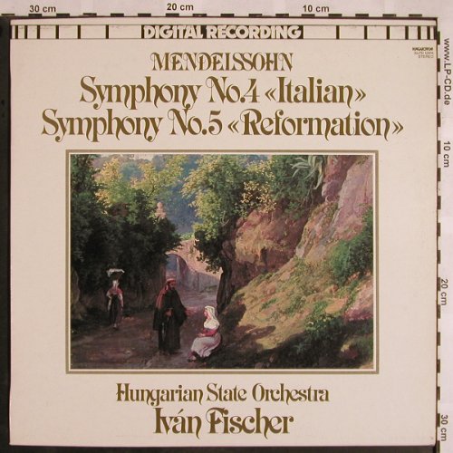 Mendelssohn-Bartholdy,Felix: Symphony No.4&5,Italian/Reformation, Hungaroton(SLPD 12414), H, 1983 - LP - L5335 - 7,50 Euro