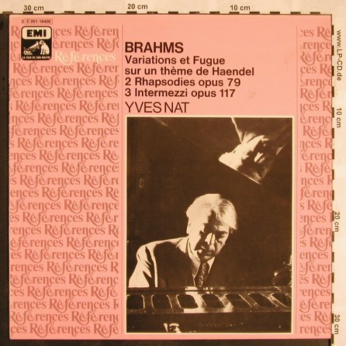 Brahms,Johannes: Variations et Fugue sur...de Handel, EMI, vg+/m-(C 051-16400), F, Ri,stoc, 1985 - LP - L5354 - 5,00 Euro