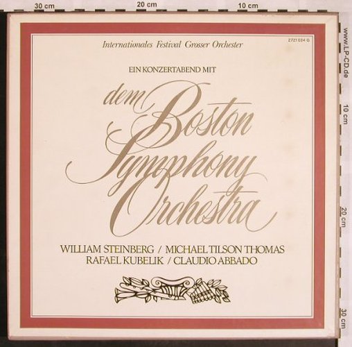 Boston Symphony Orchestra: Ein Abend Mit, Box, Deutsche Gramophon(2721 034 G), I, 1976 - 4LP - L5358 - 12,50 Euro