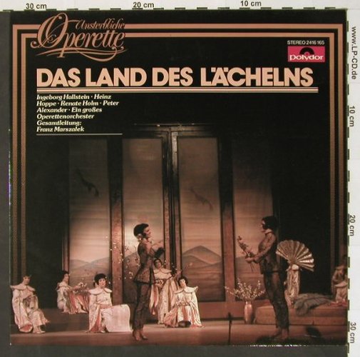 Lehar,Franz: Das Land des Lächelns, Polydor(2416 165), D, Ri,  - LP - L5360 - 5,00 Euro