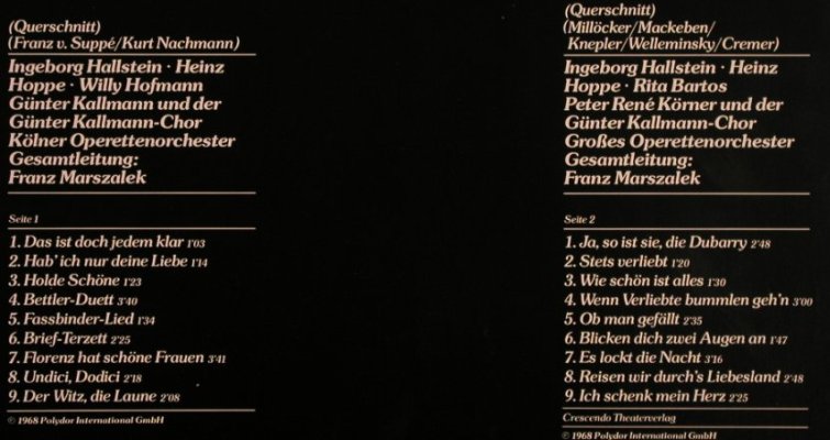 Suppe,Franz von: Boccaccio / Die Dubarry-Quersch., Polydor(2416 157), D, Ri,  - LP - L5363 - 5,00 Euro