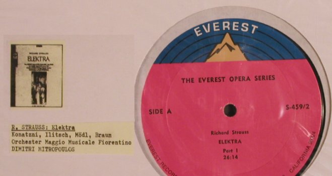 Strauss,Richard: Elektra Part I & IV, FS-New, Everest(S-459/2), US,  - LP - L5371 - 5,00 Euro