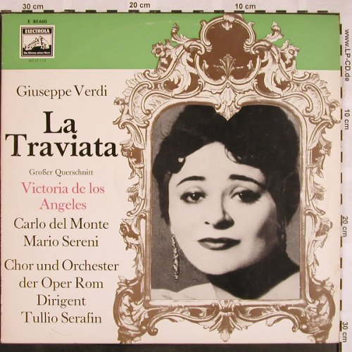 Verdi,Giuseppe: La Traviata-Querschnitt , in ital., Electrola(E 80 660), D,  - LP - L5378 - 9,00 Euro