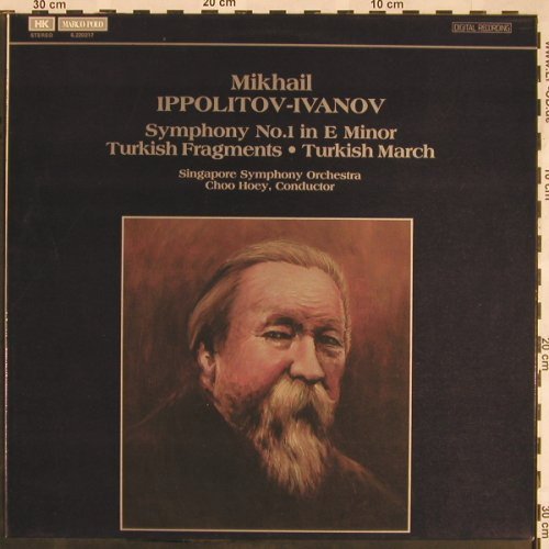 Ippolitov-Ivanov,Mikhail: Symphony No.1/Turkish Fragments, HK Marco Polo (6.220217), Hong Kong, 1984 Typ: LP Best.-Nr.: L5394 Preis: 12,50 Euro