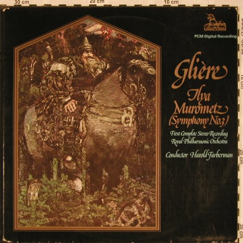 Gliere,Reinhold: Ilya Murometz, Foc, m-/vg+, Unicorn(PCM 500/1), UK, stoc, 1979 - 2LP - L5395 - 12,50 Euro