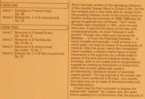 Egorov,Youri: spielt Chopin,Fantasie f-moll op.49, EMI (067-43 382), D, 1983 Typ: LP Best.-Nr.: L5398 Preis: 7,50 Euro