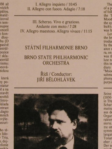 Fibich,Zdenek: Symphony No.3 in e minor,op.53, Supraphon(1110 3038 G), CZ, 1983 - LP - L5404 - 9,00 Euro