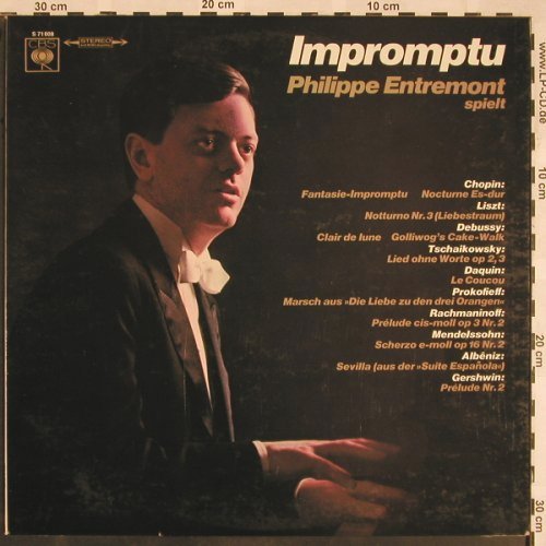 Entremont,Philippe: Impromptu, CBS,Musterplatte (S 71 008), D Typ: LP Best.-Nr.: L5410 Preis: 9,00 Euro