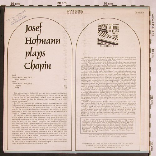 Chopin,Frederic: Concerto No.1,op11,Muster-Stol/Stoc, Everest Records(X-923), US,  - LP - L5419 - 7,50 Euro