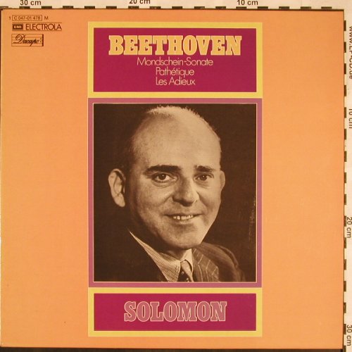 Beethoven,Ludwig van: Sonatas Nr.8,14,26, Dacapo(C 047-01 478), D,  - LP - L5435 - 9,00 Euro