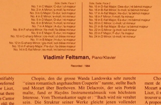 Chopin,Frederic: Preludes, Op.28, rec.1984, CBS(M 39966), US, 1985 - LP - L5441 - 6,00 Euro