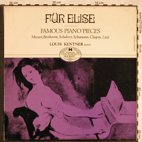 Kentner,Louis: Für Elise-Mozart..Liszt,m-/Toc,Stoc, Qualiton(LPX 1307), H,  - LP - L5442 - 6,00 Euro