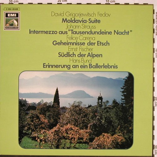 Fedov/Strauss/Carena/Fischer/Bund: Moldavia Suite,Intermezzo...,stoc, EMI (C 062-28 489), D Typ: LP Best.-Nr.: L5452 Preis: 7,50 Euro