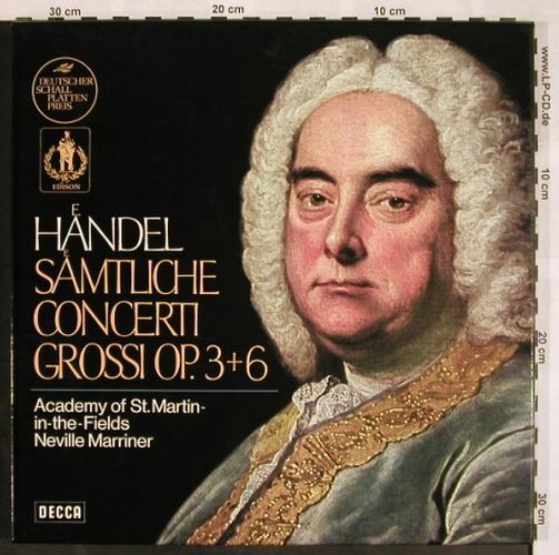 Händel,Georg Friedrich: Sämtliche Concerti Grossi op.3+6, Decca(6.35235 EX), D, Box, Ri,  - 4LP - L5471 - 17,50 Euro