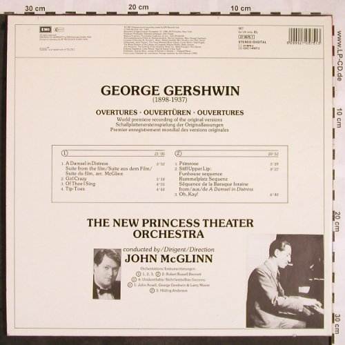 Gershwin,George: Overtures, Foc, Stoc, EMI (27 0575 1), D, co, 1986 Typ: LP Best.-Nr.: L5485 Preis: 7,50 Euro