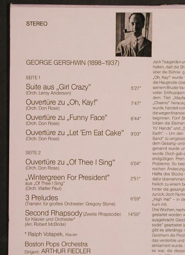 Gershwin,George: Same-Girl Crazy.., m-/vg+, stoc, Decca (6.42509 AS), D, 1979 Typ: LP Best.-Nr.: L5486 Preis: 5,00 Euro