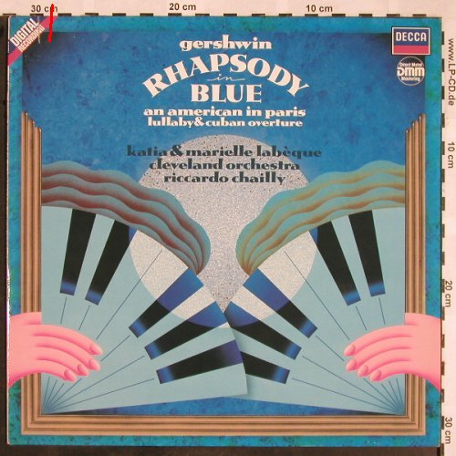 Gershwin,George: Rhapsody In Blue/AnAmerican i Paris, Decca,m-/vg+, stoc (6.43431 AZ), D, Co, 1987 Typ: LP Best.-Nr.: L5487 Preis: 5,00 Euro