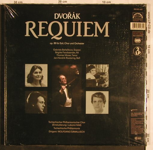 Dvorak,Antonin: Requiem op.89, Box, FS-New, Supraphon (302 431-435), D Typ: 2LP Best.-Nr.: L5494 Preis: 35,00 Euro