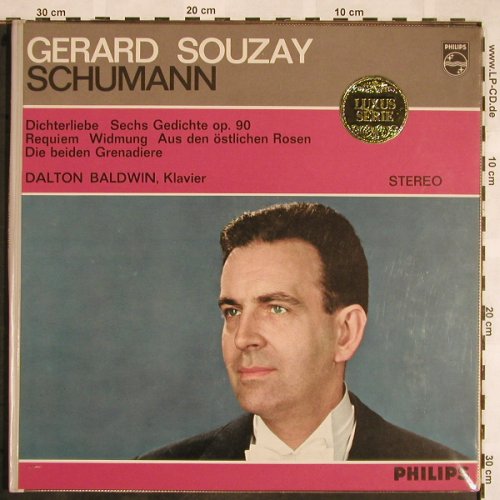 Schumann,Robert: Dicherliebe 6 Gedichte op.90,VG+/m-, Philips  De Luxe Serie (835 146 LY), NL, Mono Typ: LP Best.-Nr.: L5497 Preis: 30,00 Euro