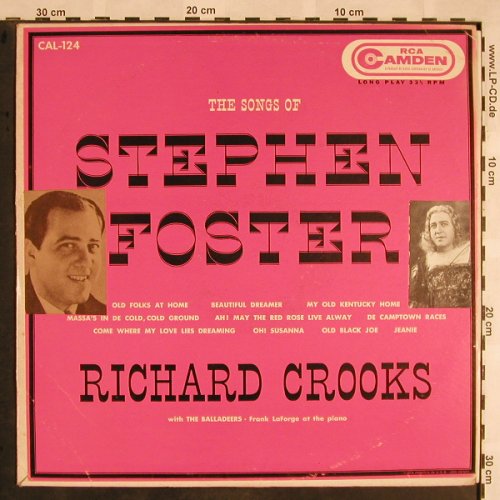 Foster,Stephen: The Songs of, Stoc, m-/vg+, RCA Camden(CAL-124), US,  - LP - L5506 - 6,00 Euro