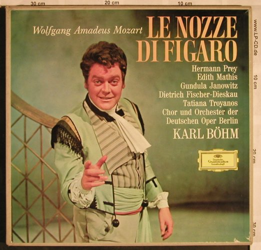 Mozart,Wolfgang Amadeus: Le Nozze Di Figaro,Box, Deutsche Grammophon (104 962/65), D, 1968 Typ: 4LP Best.-Nr.: L5582 Preis: 30,00 Euro
