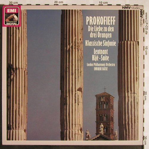 Prokofieff,Serge: Die Liebe zu den drei Orangen, EMI (1650081), D, 1983 Typ: LP Best.-Nr.: L5605 Preis: 14,00 Euro