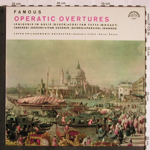 V.A.Famous Operatic Overtures: Cosi Fan Tutte...Parsifal,prelude, Supraphon(50 569 G), CZ,  - LP - L5612 - 6,00 Euro