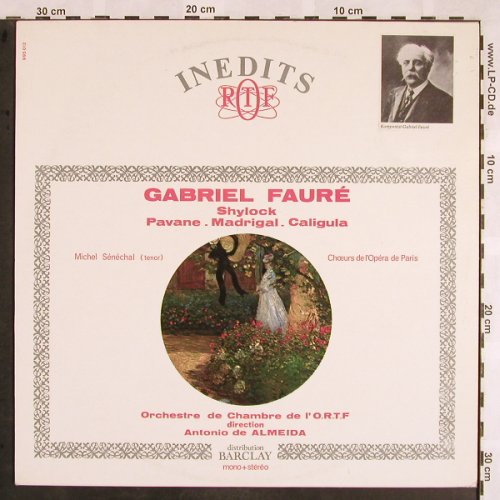 Faure,Gabriel: Shylock,Pavane,Madrigal,Caligula, Inedits RTF(995 012), F, stoc,  - LP - L5613 - 7,50 Euro