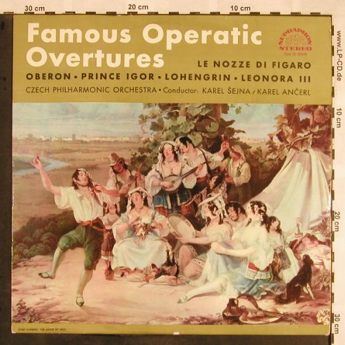 V.A.Famous Operatic Overtures: Le Nozze di Figaro...Leonora III, Supraphon (SUA ST 50496), CZ, 1964 Typ: LP Best.-Nr.: L5633 Preis: 7,50 Euro