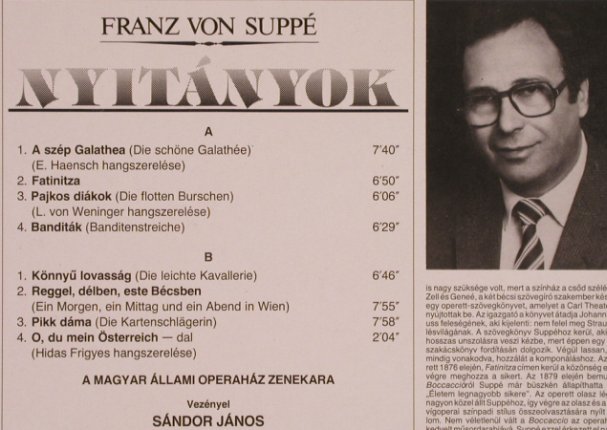 Suppe,Franz von: Nyitanyok, Hungaroton(SLPD 31079), H, 1989 - LP - L5638 - 7,50 Euro