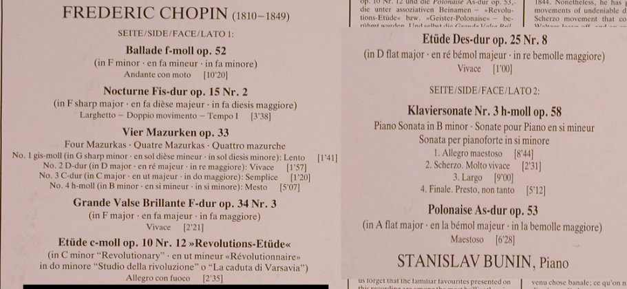 Chopin,Frederic: Sonate Nr.3, 4 Mazurken,2 Etüden.., D.Gr.(423 067-1), D, 1987 - LP - L5654 - 7,50 Euro