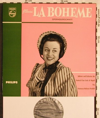 Puccini,Giacomo: La Boheme- Opernquerschnitt, Philips (S 06 188 R), D, 1958 Typ: 10" Best.-Nr.: L5676 Preis: 9,00 Euro