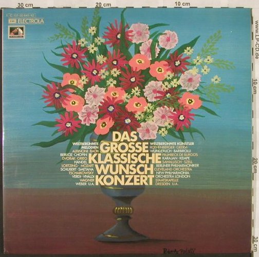 V.A.Das Grosse Klassische: Wunschkonzert, Foc, EMI (C 151-30 641/42), D, 28 Tr. Typ: 2LP Best.-Nr.: L5691 Preis: 7,50 Euro