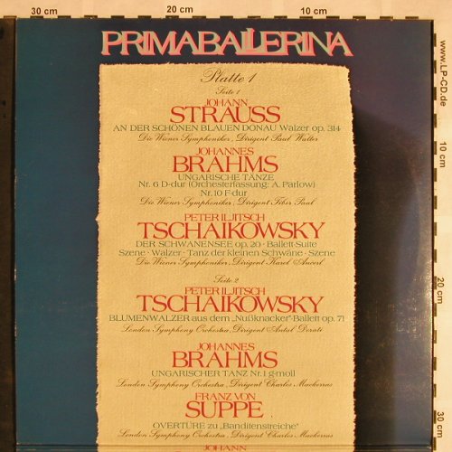V.A.Primaballerina: 12 volkstümliche Ballettmusiken,Foc, Fontana,Musterplatte(9251), D, 11Tr., 1968 - 2LP - L5692 - 7,50 Euro
